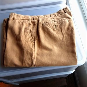 Men's Brooks Brothers Flat Front Linen Pants